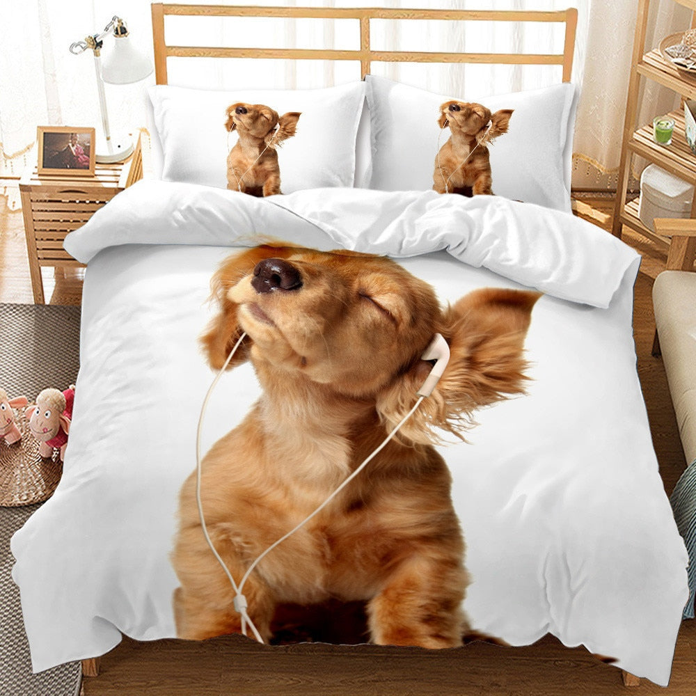 Dogs 3D Bedding