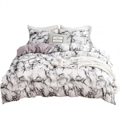 Marble White Pattern Bedding Comforter