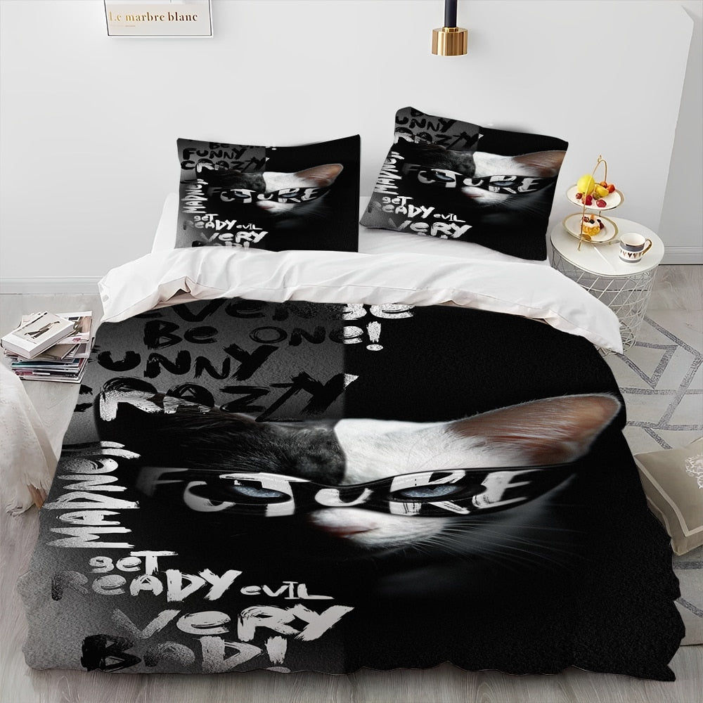 Unique Cat-Themed Bedding