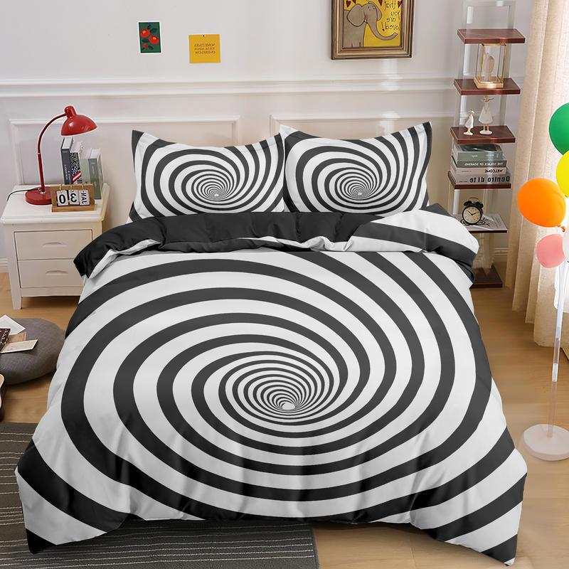 Unique Spiral Pattern Bedding
