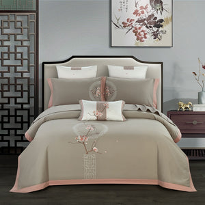 Floral Oriental Bedspread