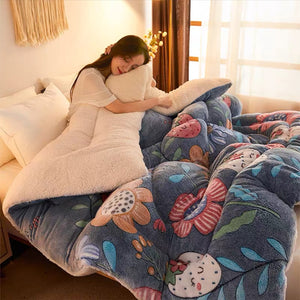 Elegant Floral Bed Cover