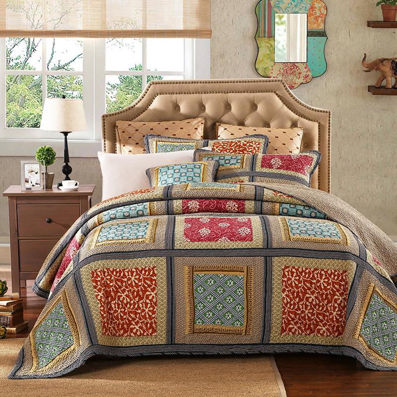 Canadian Crafted Patchwork Bed Cover