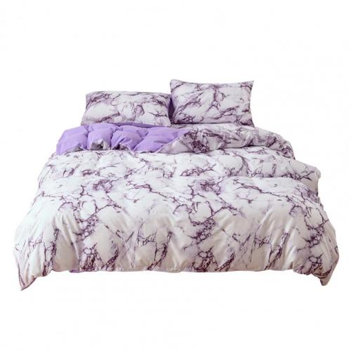 Marble Purple Pattern Bedding