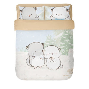 Cat Theme Bedding Set