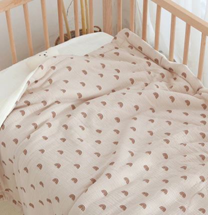 Rainbow Quilt Baby Comforter