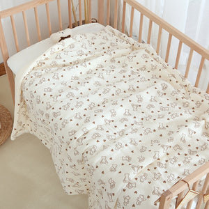 Heart Bear Baby Crib Bedding