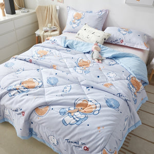 Cute Space Bear Comforter