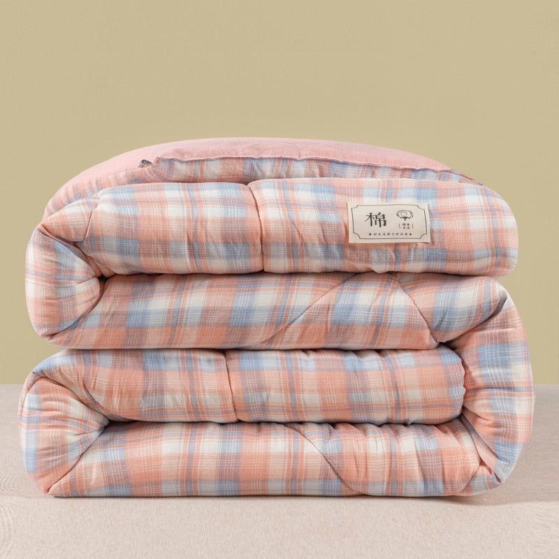 Plaid Comforter for North America