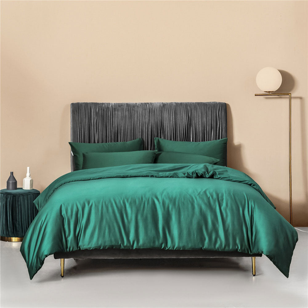 Elegant Dark Green Bedspread