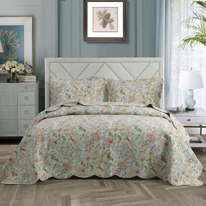 American Botanical Bed Cover