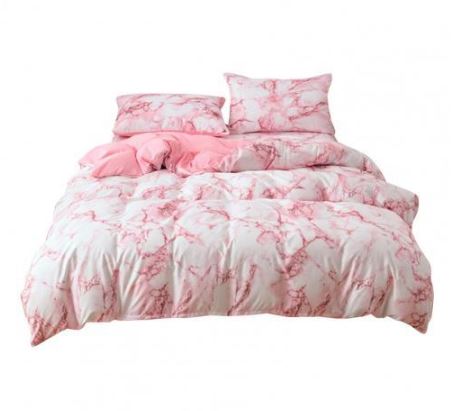 Marble Pink Pattern Bedding