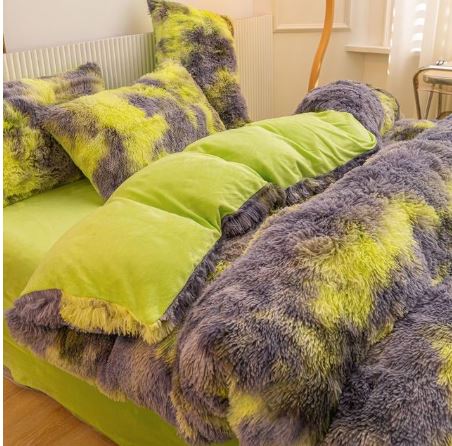 Vibrant Green Bedding Set
